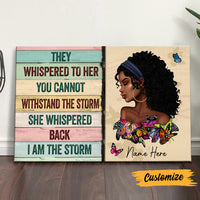 Personalized BWA Storm Girl Canvas Poster AG261 22O47 thumb 1