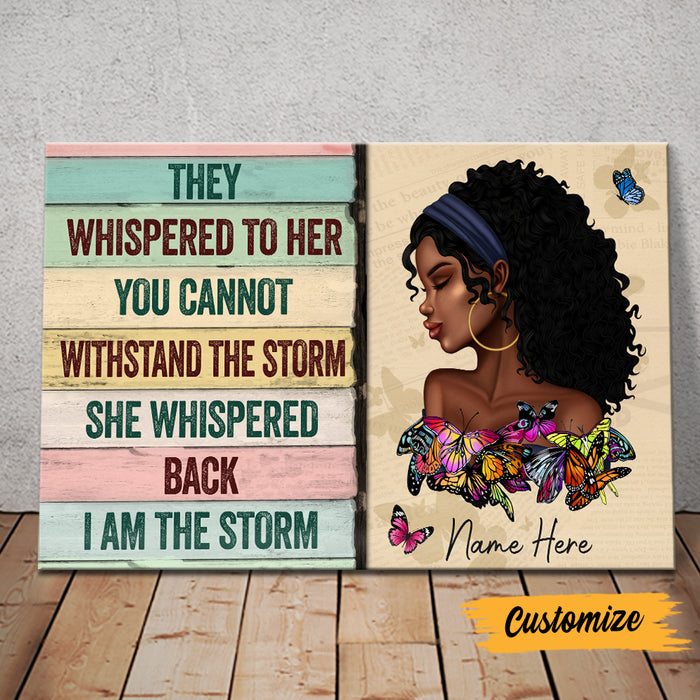 Personalized BWA Storm Girl Canvas Poster AG261 22O47 1