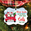 Personalized Cat Christmas Red Truck Benelux Ornament AG263 81O34 thumb 1