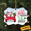 Personalized Cat Christmas Red Truck Benelux Ornament AG266 81O34 1