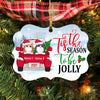 Personalized Cat Christmas Red Truck Benelux Ornament AG266 81O34 1