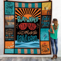 Lake Day Sun Rays Fleece Blanket JN241 30O36 thumb 1