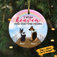 Personalized  Dog Memo Heaven Circle Ornament AG269 85O53 thumb 1