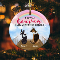Personalized  Dog Memo Heaven Circle Ornament AG269 85O53 thumb 1