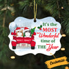 Personalized Cat Christmas Red Truck Benelux Ornament AG261 81O34 1