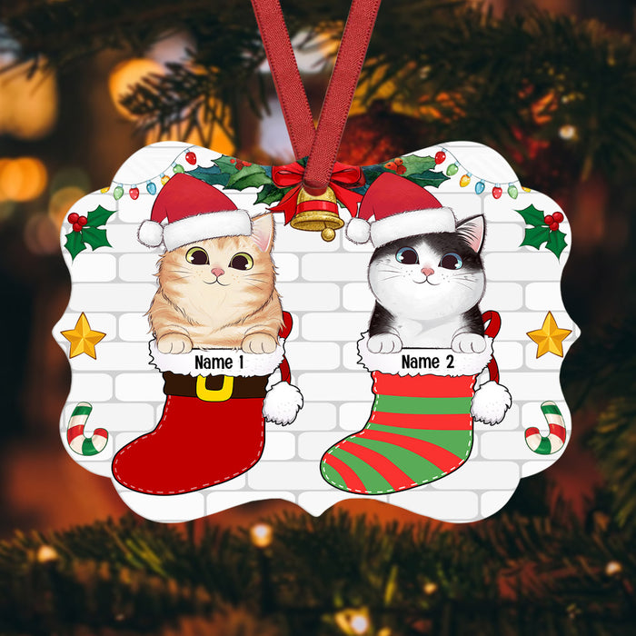 Personalized Cat Christmas Benelux Ornament AG264 24O53 1