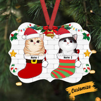 Personalized Cat Christmas Benelux Ornament AG264 24O53 thumb 1
