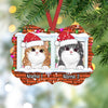 Personalized Meowy Christmas Cat At Window Benelux Ornament AG306 24O34 thumb 1