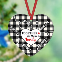 Personalized Family Christmas Heart Ornament AG263 30O34 thumb 1