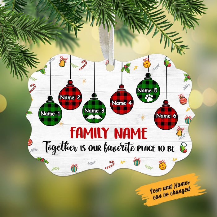 Personalized Family Christmas Benelux Ornament AG262 95O58 1