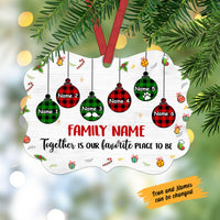 Personalized Family Christmas Benelux Ornament AG262 95O58 thumb 1