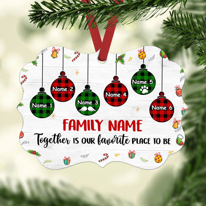 Personalized Family Christmas Benelux Ornament AG262 95O58 1