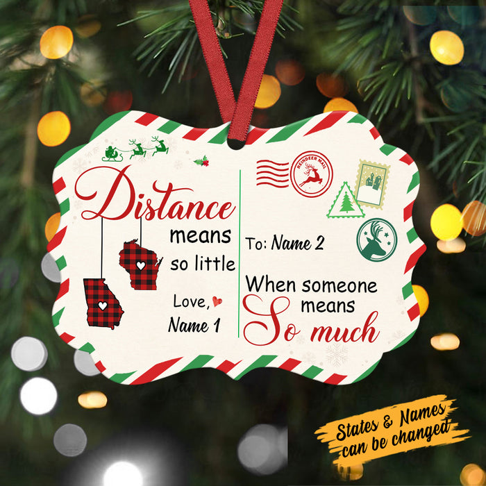 Personalized Long Distance Benelux Ornament AG263 30O57 1