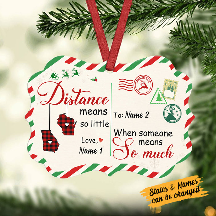 Personalized Long Distance Benelux Ornament AG263 30O57 1