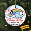 Personalized Dog Memo Rainbow Bridge Circle Ornament AG263 95O57 1