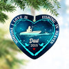 Personalized Fishing Memo Dad Heart Ornament AG262 87O57 1