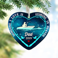 Personalized Fishing Memo Dad Heart Ornament AG262 87O57 thumb 1