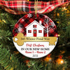 Personalized First Christmas New Home Circle Ornament AG305 24O58 1
