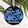 Personalized Memo Mom Dad Circle Ornament AG263 87O57 1