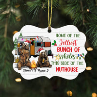 Personalized Bear Couple Camping Family Christmas Benelux Ornament AG304 81O34 thumb 1