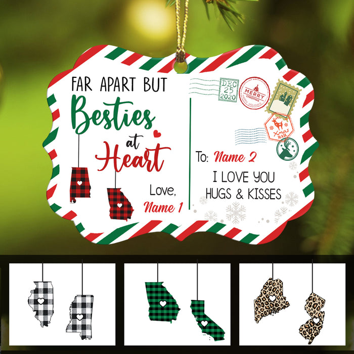 Personalized Long Distance Benelux Ornament AG304 30O34 1