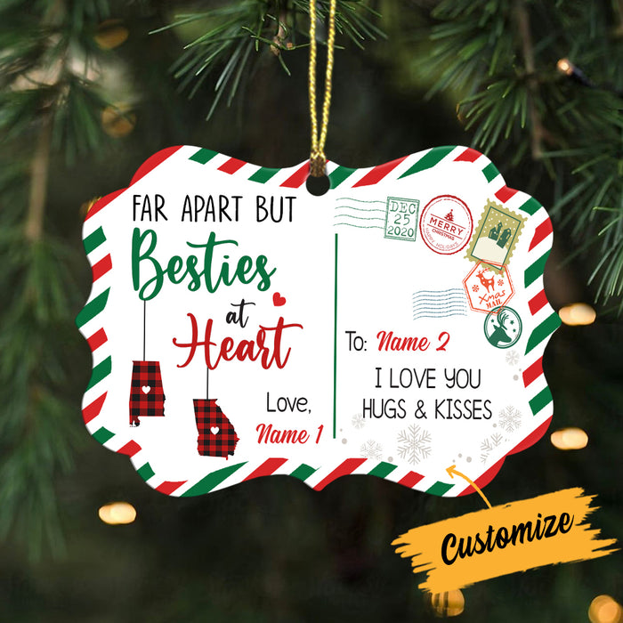 Personalized Long Distance Benelux Ornament AG304 30O34 1