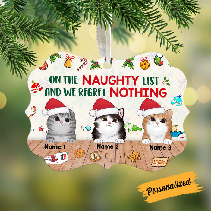 Personalized Christmas Cat Benelux Ornament AG303 26O57 1