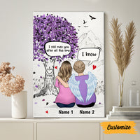 Personalized Memo Tree Mom Grandma Poster AG305 30O57 thumb 1