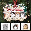 Personalized Cat Christmas Fluffmas Benelux Ornament AG301 81O36 thumb 1