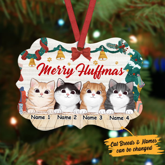 Personalized Cat Christmas Fluffmas Benelux Ornament AG301 81O36 1