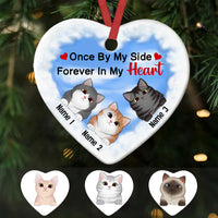 Personalized Cat Memo Heart Ornament AG301 30O47 thumb 1