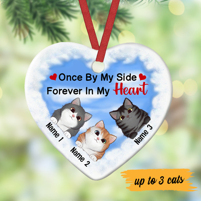 Personalized Cat Memo Heart Ornament AG301 30O47 1