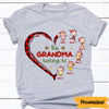 Personalized Mom Grandma Heart T Shirt AG311 30O47 thumb 1