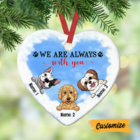 Personalized Dog Memo In Our Heart Ornament AG305 95O47 thumb 1