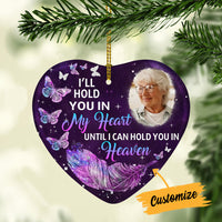 Personalized Memo Mom Dad In My Heart Ornament AG271 95O34 thumb 1