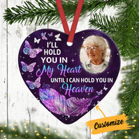 Personalized Memo Mom Dad In My Heart Ornament AG271 95O34 thumb 1