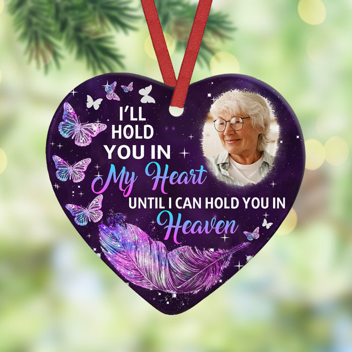 Personalized Memo Mom Dad In My Heart Ornament AG271 95O34 1
