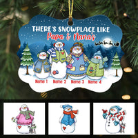 Personalized Snowman Grandparent Christmas Benelux Ornament AG303 95O34 thumb 1