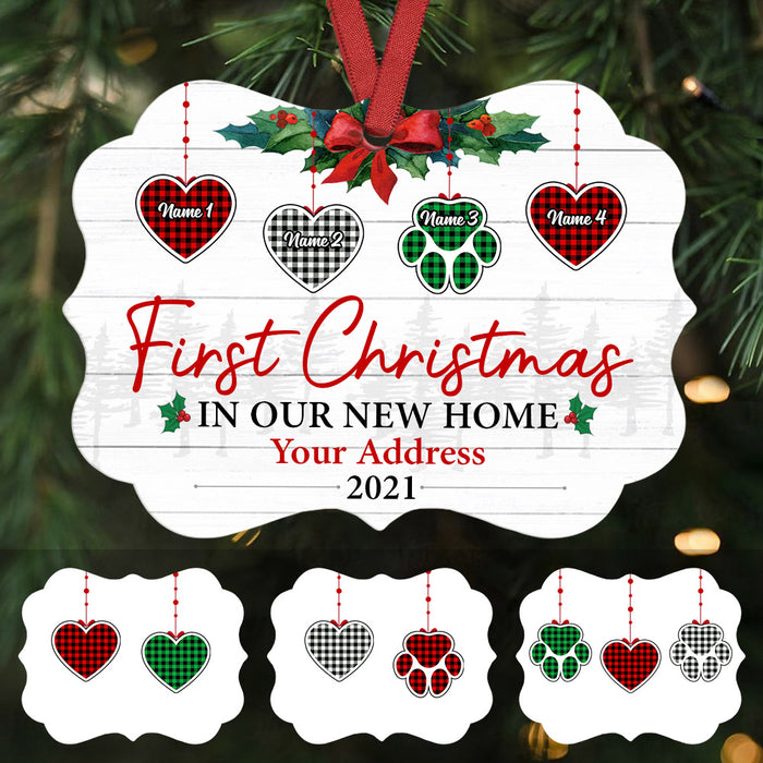 Personalized Christmas Heart Ornament Benelux Ornament AG301 26O53 1