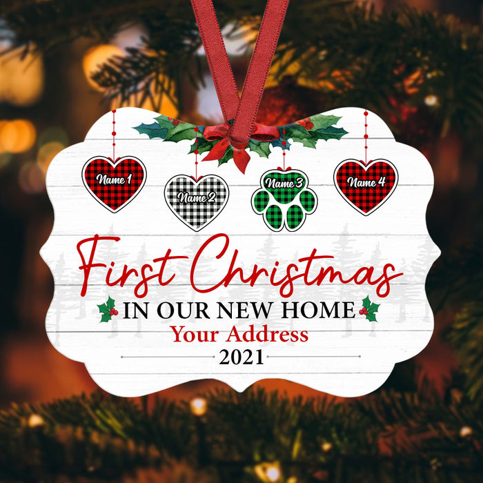 Personalized Christmas Heart Ornament Benelux Ornament AG301 26O53 1