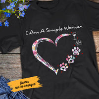 Personalized Dog Simple Woman T Shirt MR161 95O58 thumb 1