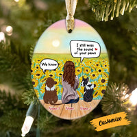 Personalized Dog Memo Oval Ornament AG312 30O58 thumb 1