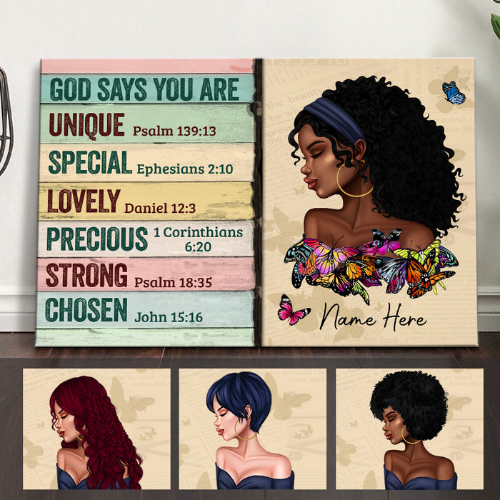 Personalized BWA God Says Poster AG311 22O47 1