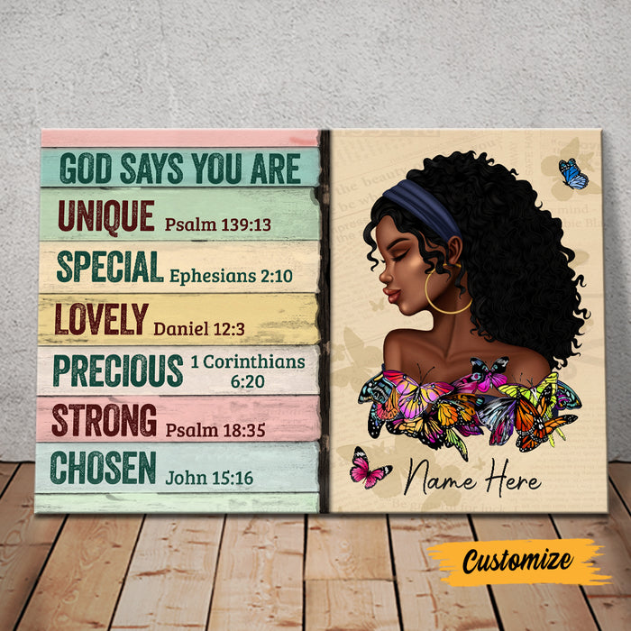 Personalized BWA God Says Poster AG311 22O47 1