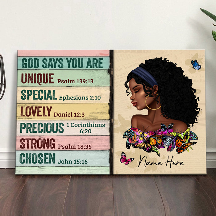 Personalized BWA God Says Poster AG311 22O47 1