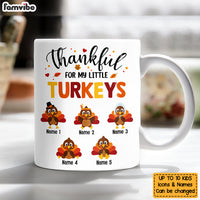 Personalized Mom Grandma Turkey Fall Halloween Mug AG128 95O47 thumb 1