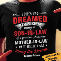 Personalized Son-in-law Mother-in-law T Shirt NB253 81O34 thumb 1