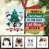Personalized Cat Mom Christmas Benelux Ornament AG311 95O47 thumb 1