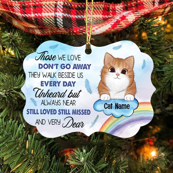 Personalized Christmas Memo Cat Benelux Ornament SB11 26O34 1