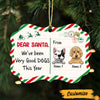 Personalized Dog Christmas Santa Benelux Ornament SB11 87O47 1